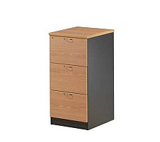 Equip 3 Drawer Filing Cabinet Beech/Stor
